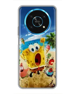 Чехол для Huawei Honor Magic 5 Lite 5G с картинкой «Развлечения на пляже»