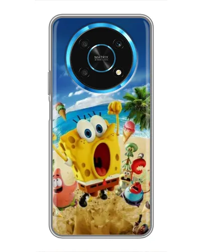 Чехол для Huawei Honor Magic 5 Lite 5G с картинкой «Развлечения на пляже»