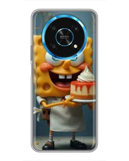 Чехол для Huawei Honor Magic 5 Lite 5G с картинкой «Повар Спанч Боб»