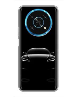 Чохол для Huawei Honor Magic 5 Lite 5G з картинкою «Силует Tesla Night»