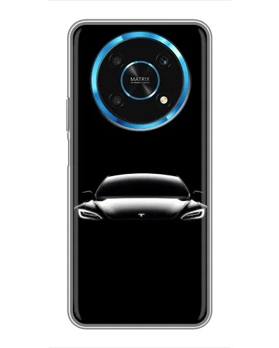 Чехол для Huawei Honor Magic 5 Lite 5G с картинкой «Фары Tesla Night»