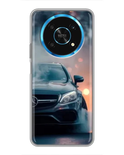 Чехол для Huawei Honor Magic 5 Lite 5G с картинкой «Mercedes — ночной город»