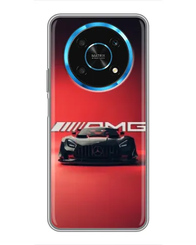 Чехол для Huawei Honor Magic 5 Lite 5G с картинкой «Mercedes AMG — красная линия»