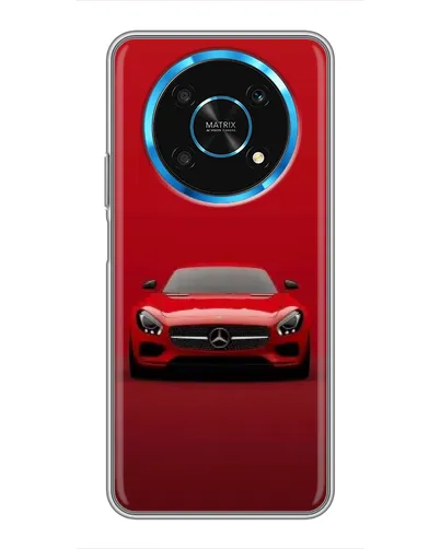 Чехол для Huawei Honor Magic 5 Lite 5G с картинкой «Красный Mercedes AMG»