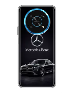 Чехол для Huawei Honor Magic 5 Lite 5G с картинкой «Mercedes — решетка радиатора»