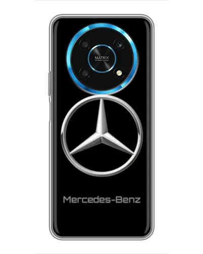 Чехол для Huawei Honor Magic 5 Lite 5G с картинкой «Mercedes Silver Logo»