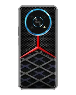 Чехол для Huawei Honor Magic 5 Lite 5G с картинкой «Mercedes Carbon Grid»