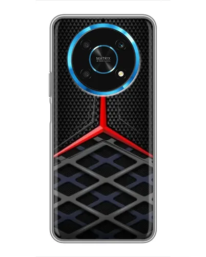 Чехол для Huawei Honor Magic 5 Lite 5G с картинкой «Mercedes Carbon Grid»