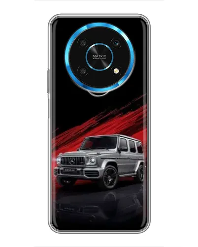 Чехол для Huawei Honor Magic 5 Lite 5G с картинкой «Mercedes G-Class красный»