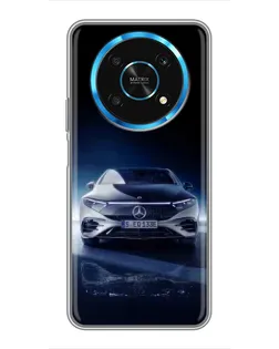 Чехол для Huawei Honor Magic 5 Lite 5G с картинкой «Ночной Mercedes EQ»