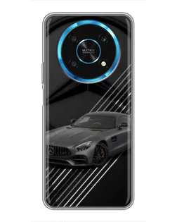 Чехол для Huawei Honor Magic 5 Lite 5G с картинкой «Mercedes AMG — графика»