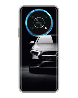 Чехол для Huawei Honor Magic 5 Lite 5G с картинкой «Свет фар Mercedes»