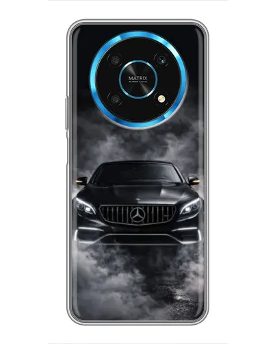 Чехол для Huawei Honor Magic 5 Lite 5G с картинкой «Mercedes в дыму»