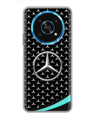 Чехол для Huawei Honor Magic 5 Lite 5G с картинкой «Mercedes — бирюзовый акцент»