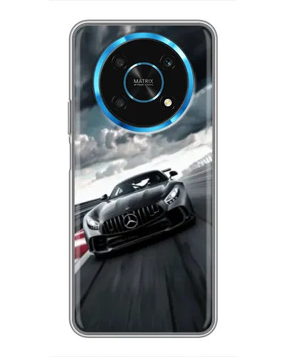 Чехол для Huawei Honor Magic 5 Lite 5G с картинкой «Гоночный Mercedes AMG»