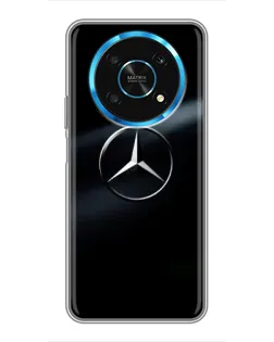 Чехол для Huawei Honor Magic 5 Lite 5G с картинкой «Mercedes на металле» Чехол для Huawei Honor Magic 5 Lite 5G с картинкой «Mercedes на металле»