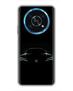 Чехол для Huawei Honor Magic 5 Lite 5G с картинкой «Mercedes — силуэт авто» Чехол для Huawei Honor Magic 5 Lite 5G с картинкой «Mercedes — силуэт авто»