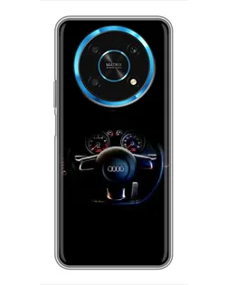 Чехол для Huawei Honor Magic 5 Lite 5G с картинкой «Салон Audi — руль» Чехол для Huawei Honor Magic 5 Lite 5G с картинкой «Салон Audi — руль»