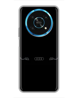 Чехол для Huawei Honor Magic 5 Lite 5G с картинкой «Audi — световой подпись»