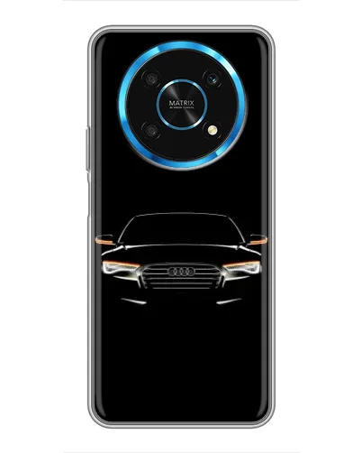 Чехол для Huawei Honor Magic 5 Lite 5G с картинкой «Audi — ночной контур»