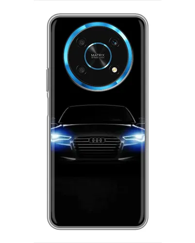 Чехол для Huawei Honor Magic 5 Lite 5G с картинкой «Audi в неоне»