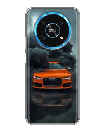 Чехол для Huawei Honor Magic 5 Lite 5G с картинкой «Audi в облаках дыма»