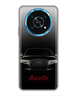Чехол для Huawei Honor Magic 5 Lite 5G с картинкой «Audi — градиентный контур»