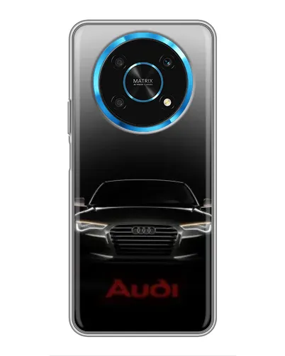 Чехол для Huawei Honor Magic 5 Lite 5G с картинкой «Audi — градиентный контур»