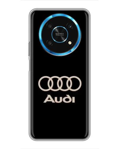 Чехол для Huawei Honor Magic 5 Lite 5G с картинкой «Audi — золотой логотип»