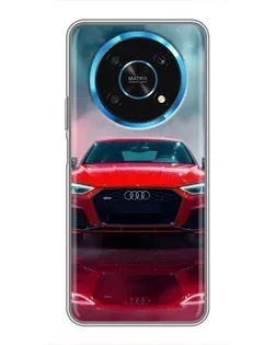 Чехол для Huawei Honor Magic 5 Lite 5G с картинкой «Audi RS — красный стиль»