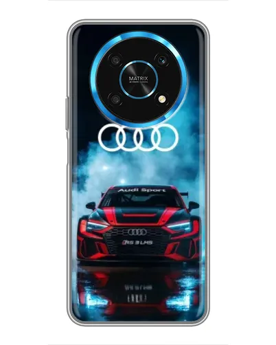 Чехол для Huawei Honor Magic 5 Lite 5G с картинкой «Audi Sport — неон»