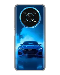 Чехол для Huawei Honor Magic 5 Lite 5G с картинкой «Audi — голубая энергия»