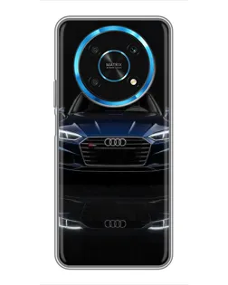 Чехол для Huawei Honor Magic 5 Lite 5G с картинкой «Audi — ночное отражение»