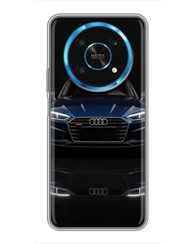 Чехол для Huawei Honor Magic 5 Lite 5G с картинкой «Audi — ночное отражение»
