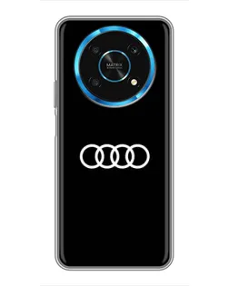 Чехол для Huawei Honor Magic 5 Lite 5G с картинкой «Audi White Logo»