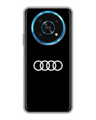 Чехол для Huawei Honor Magic 5 Lite 5G с картинкой «Audi White Logo»