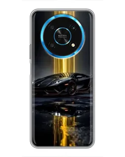 Чехол для Huawei Honor Magic 5 Lite 5G с картинкой «Ночной Lamborghini драйв»