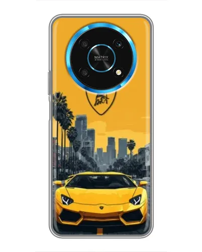 Чехол для Huawei Honor Magic 5 Lite 5G с картинкой «Желтый Lamborghini город» Чехол для Huawei Honor Magic 5 Lite 5G с картинкой «Желтый Lamborghini город»