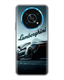 Чехол для Huawei Honor Magic 5 Lite 5G с картинкой «Классическая надпись Lamborghini»
