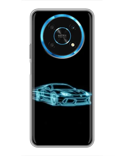 Чехол для Huawei Honor Magic 5 Lite 5G с картинкой «Неоновый контур Lamborghini» Чехол для Huawei Honor Magic 5 Lite 5G с картинкой «Неоновый контур Lamborghini»