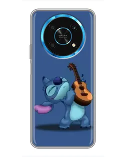 Чехол для Huawei Honor Magic 5 Lite 5G с картинкой «Стич с укулеле»