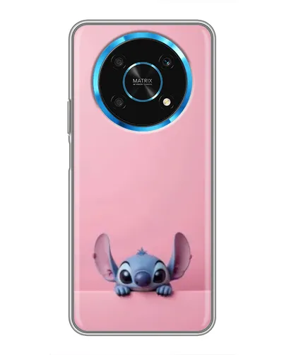 Чехол для Huawei Honor Magic 5 Lite 5G с картинкой «Stitch выглядывает»