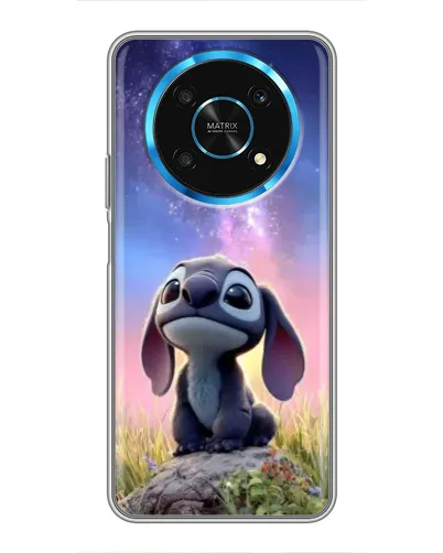 Чехол для Huawei Honor Magic 5 Lite 5G с картинкой «Стич на рассвете»