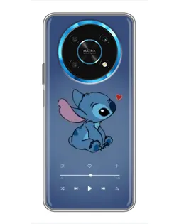 Чехол для Huawei Honor Magic 5 Lite 5G с картинкой «Музыкальный Stitch»