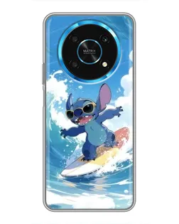 Чехол для Huawei Honor Magic 5 Lite 5G с картинкой «Стич на волне»