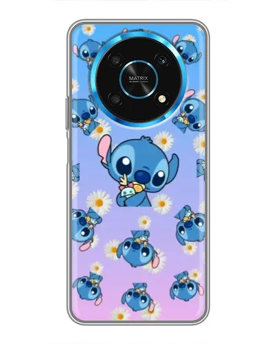 Чехол для Huawei Honor Magic 5 Lite 5G с картинкой «Паттерн со Стичем»