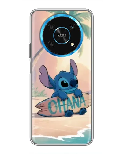 Чехол для Huawei Honor Magic 5 Lite 5G с картинкой «Стич на серфе»
