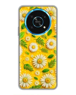 Чехол для Huawei Honor Magic 5 Lite 5G с картинкой «Ромашковое солнце» Чехол для Huawei Honor Magic 5 Lite 5G с картинкой «Ромашковое солнце»