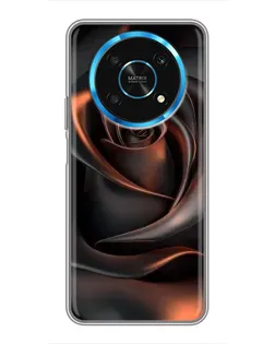 Чехол для Huawei Honor Magic 5 Lite 5G с картинкой «Шелковая черная роза» Чехол для Huawei Honor Magic 5 Lite 5G с картинкой «Шелковая черная роза»
