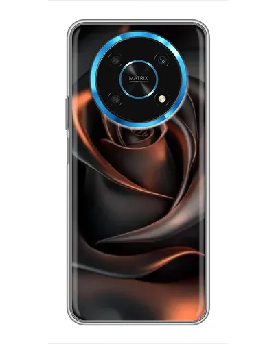 Чехол для Huawei Honor Magic 5 Lite 5G с картинкой «Шелковая черная роза» Чехол для Huawei Honor Magic 5 Lite 5G с картинкой «Шелковая черная роза»